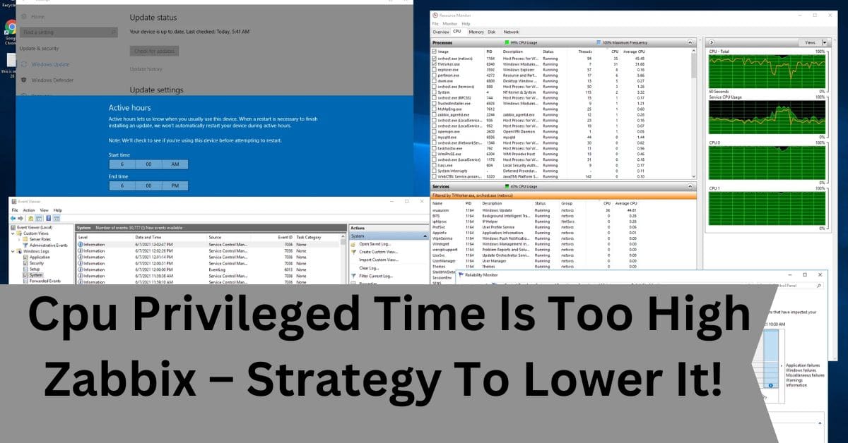 Cpu Privileged Time Is Too High Zabbix – Strategy To Lower It!