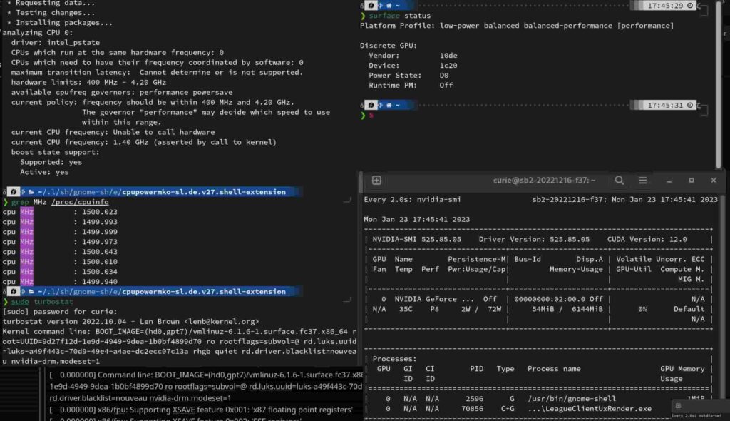 What does the message "No Or Unknown Cpufreq Driver Is Active On This CPU" mean?