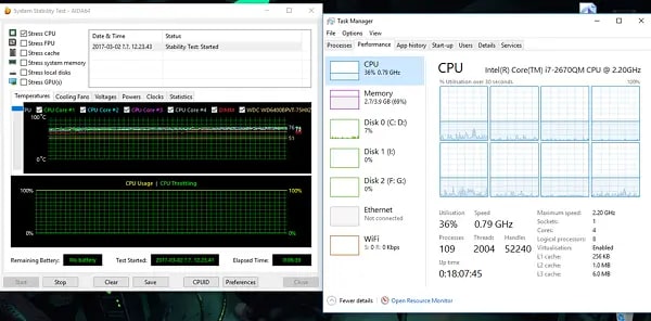 CPU Not Running At 100%: